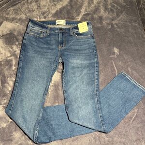 Abercrombie Kids Blue Jeans New 13/14 Long Straight